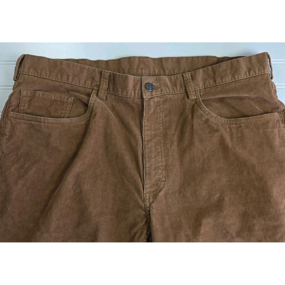 Brooks Brothers Pants Mens 38X30 Brown Corduroy Chino Stretch Casual PREPPY